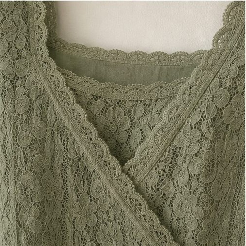Sage Ruffle Blouse - Picture 4 of 6
